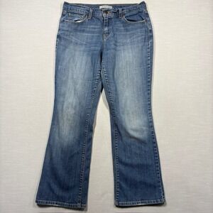 Levi's 515 Women's Boot Cut Jeans 10 M Blue Mid-Rise Medium Wash Flap Pocket Y2K